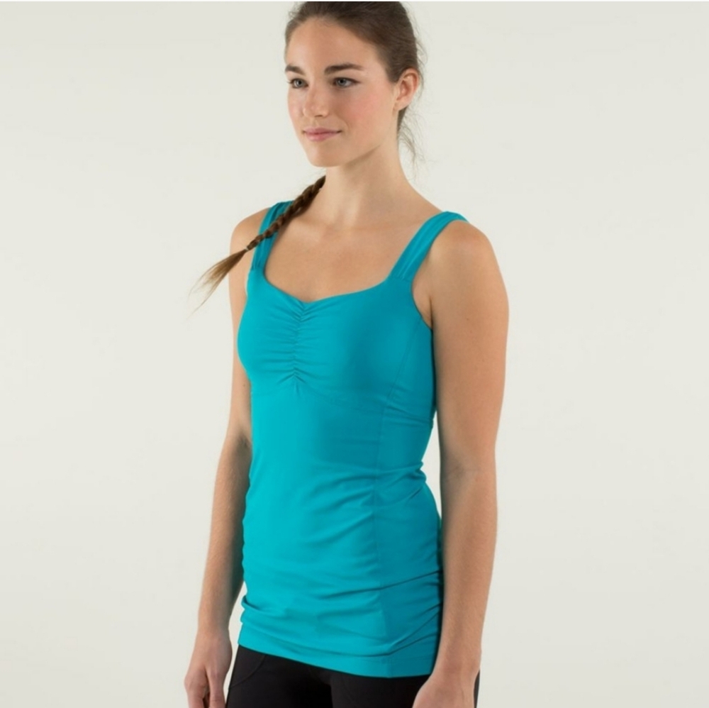 Lululemon Aria Tank II - Surge - Teal - Size 4